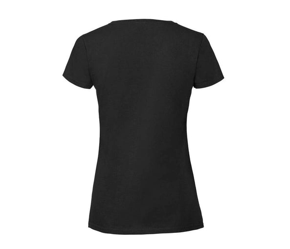 T-shirt à col rond en coton pour femme Comfort Fit