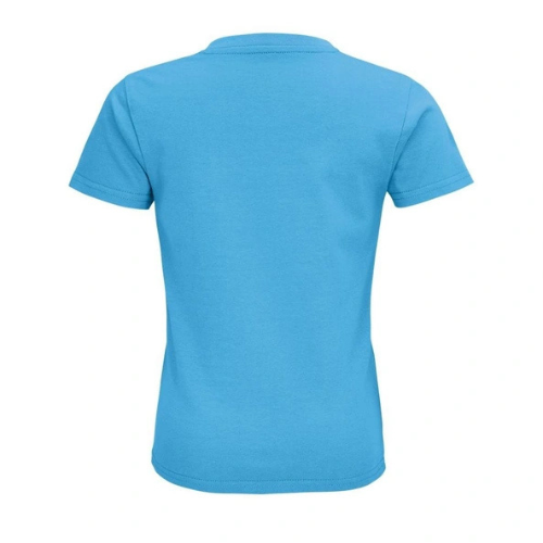 Tee Shirt Enfant Col Rond Ajusté ( Bleu )
