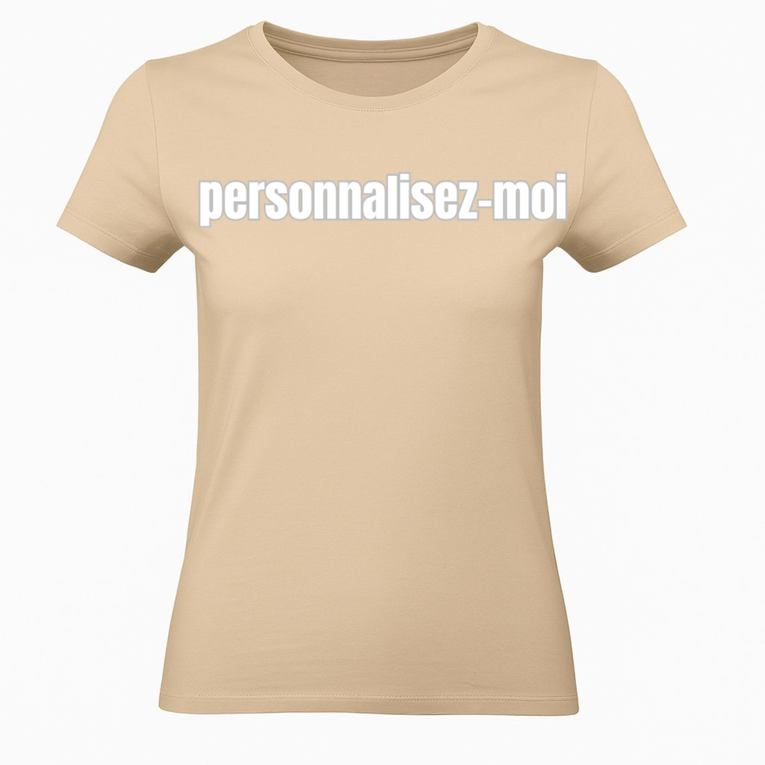 T-shirt personnalisé Femmes 100% Coton ( Plusieurs Couleurs )