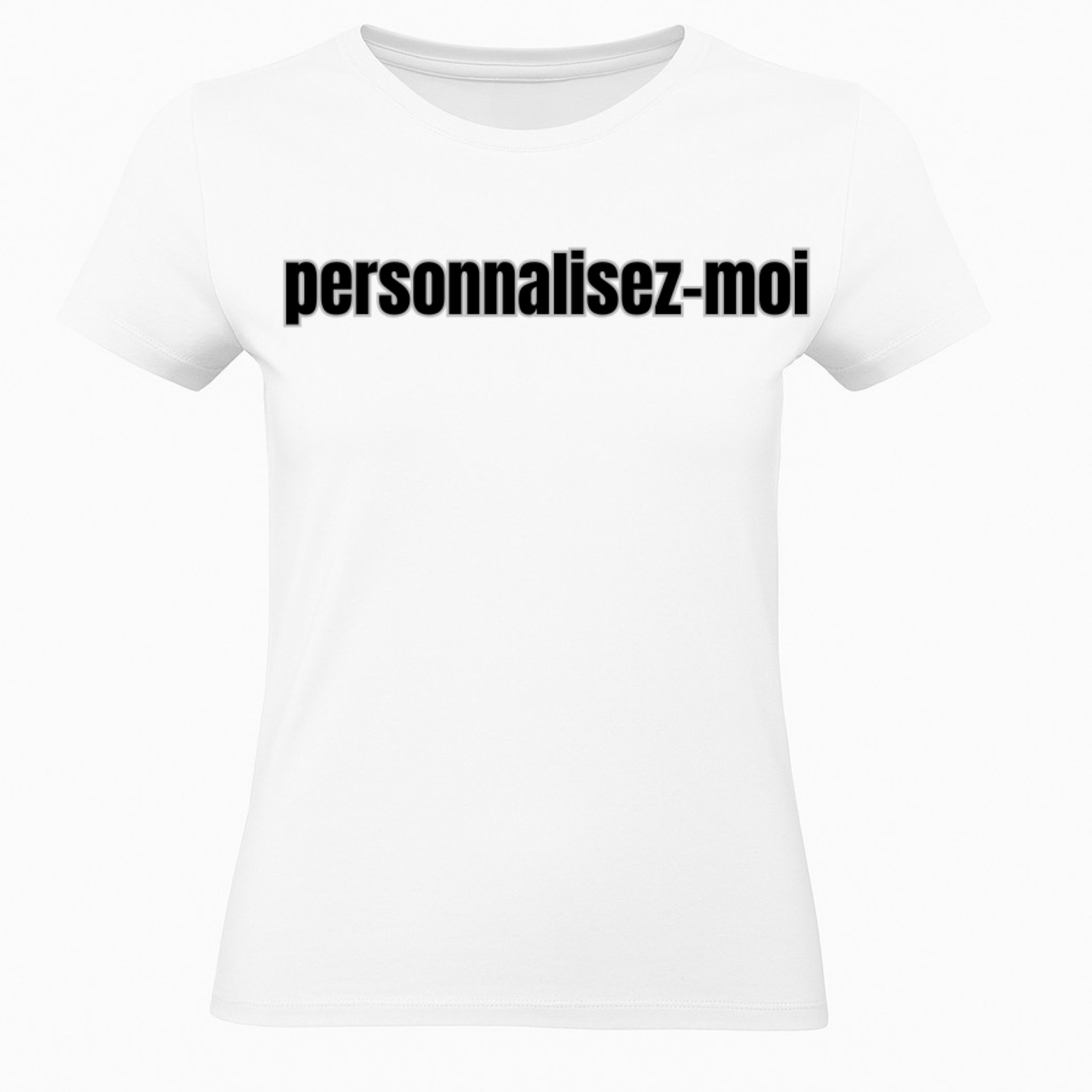 T-shirt personnalisé Femmes 100% Coton ( Plusieurs Couleurs )