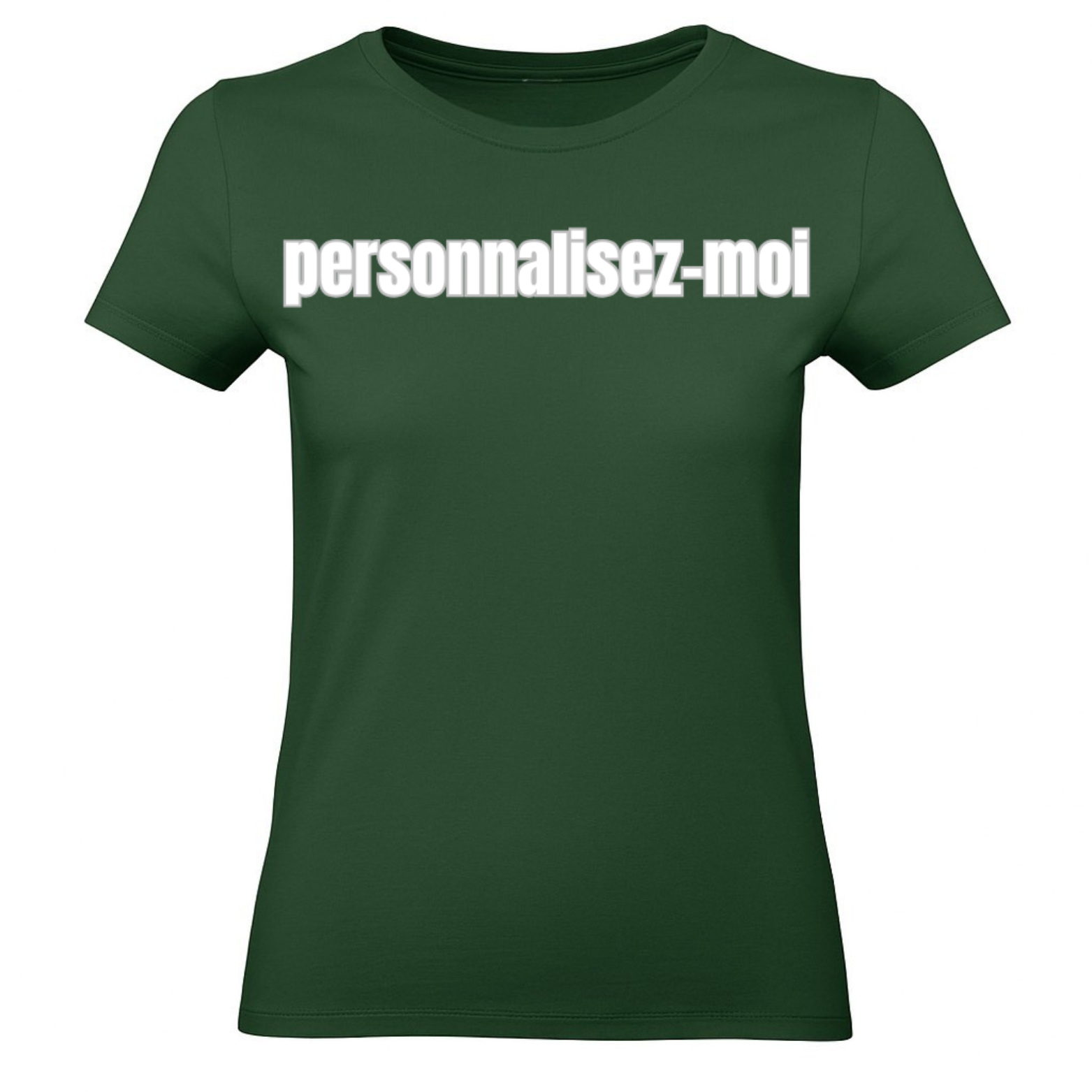 T-shirt personnalisé Femmes 100% Coton ( Plusieurs Couleurs )