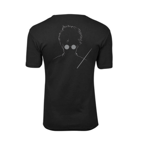 T-shirt Noir slim fit homme Elegant Comfort ( Magicien )