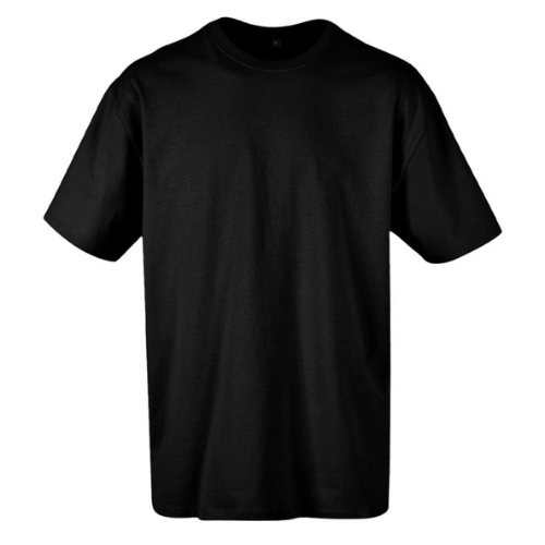 T-shirt Noir Oversize Confort Classique pour Homme ( 10 )