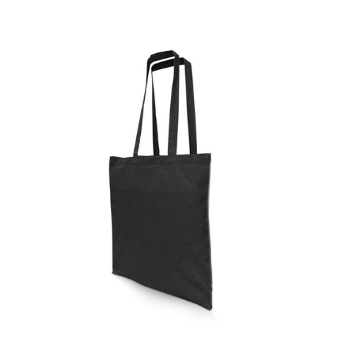 Tote Bag shopping en coton recyclé Noir