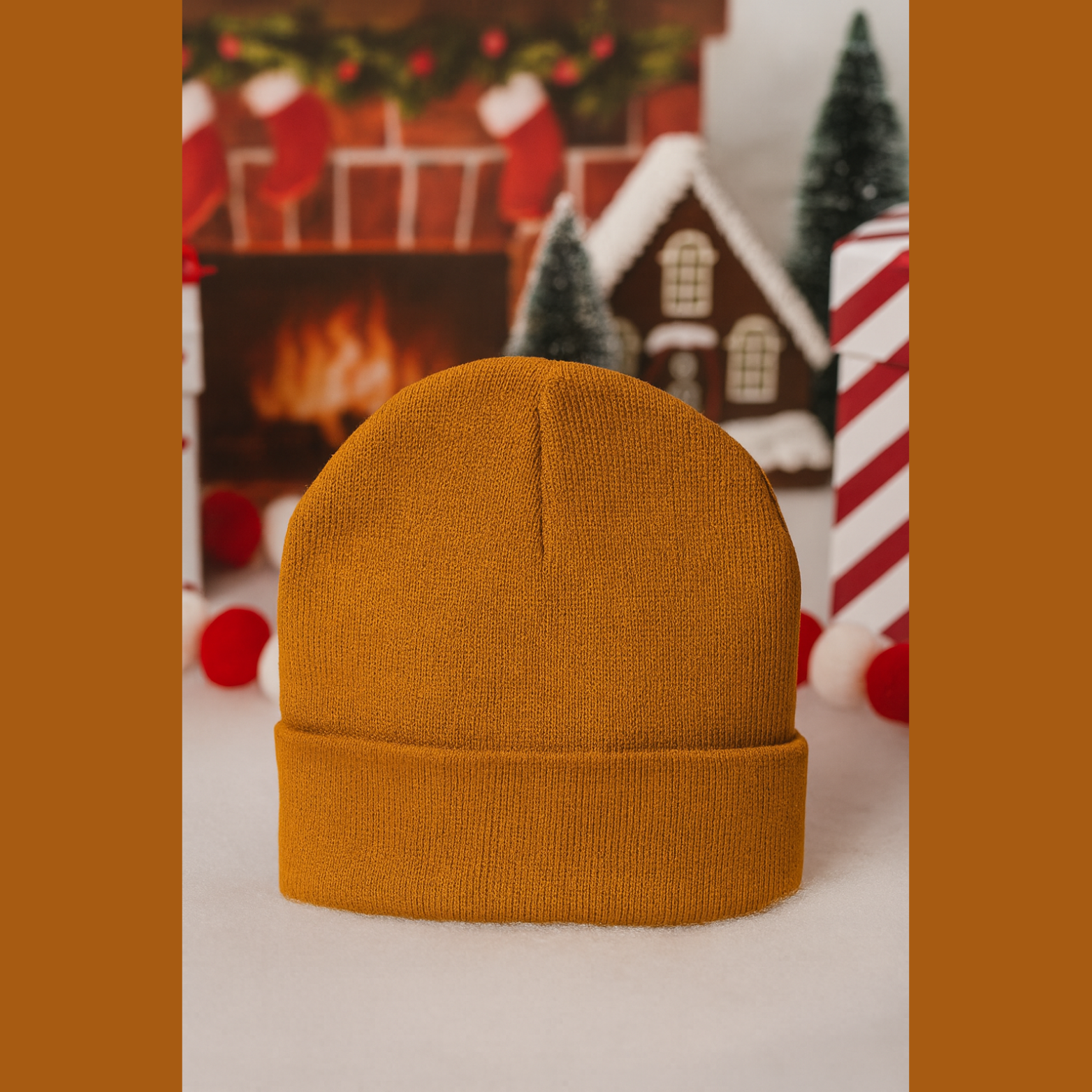 Bonnet uni ( Maron )