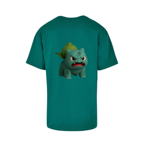 T-shirt oversize en coton confort classique pour homme ( Herbe )