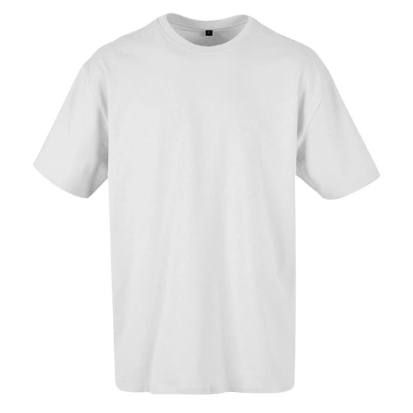 T-shirt Blanc oversize en coton confort classique pour homme Vierge
