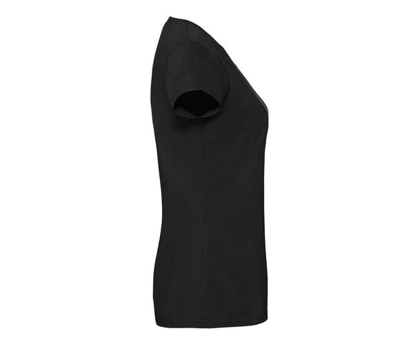 T-shirt à col rond en coton pour femme Comfort Fit