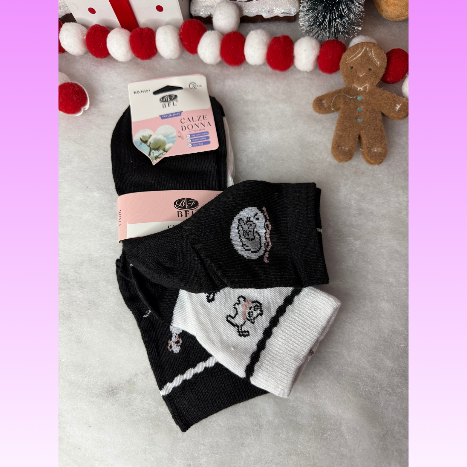 Chaussette Mignonne Lot de 3