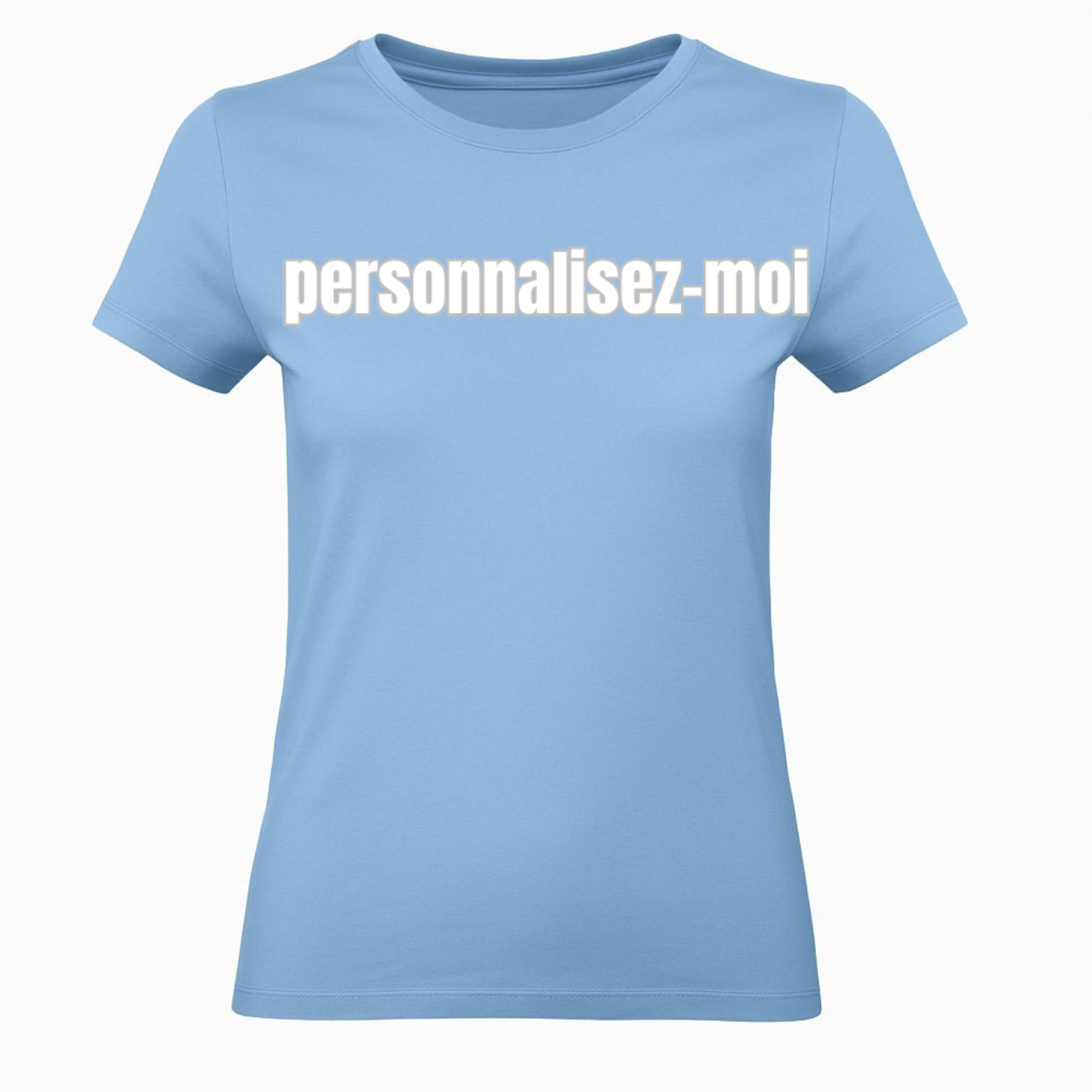 T-shirt personnalisé Femmes 100% Coton ( Plusieurs Couleurs )