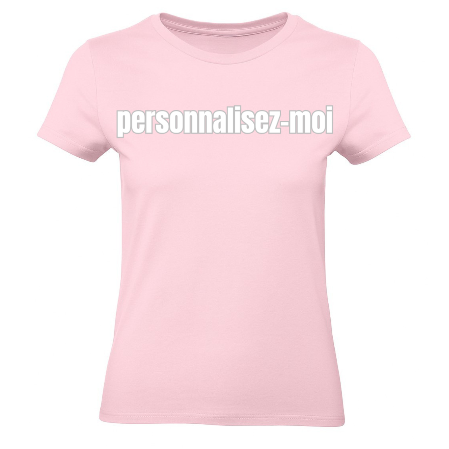 T-shirt personnalisé Femmes 100% Coton ( Plusieurs Couleurs )