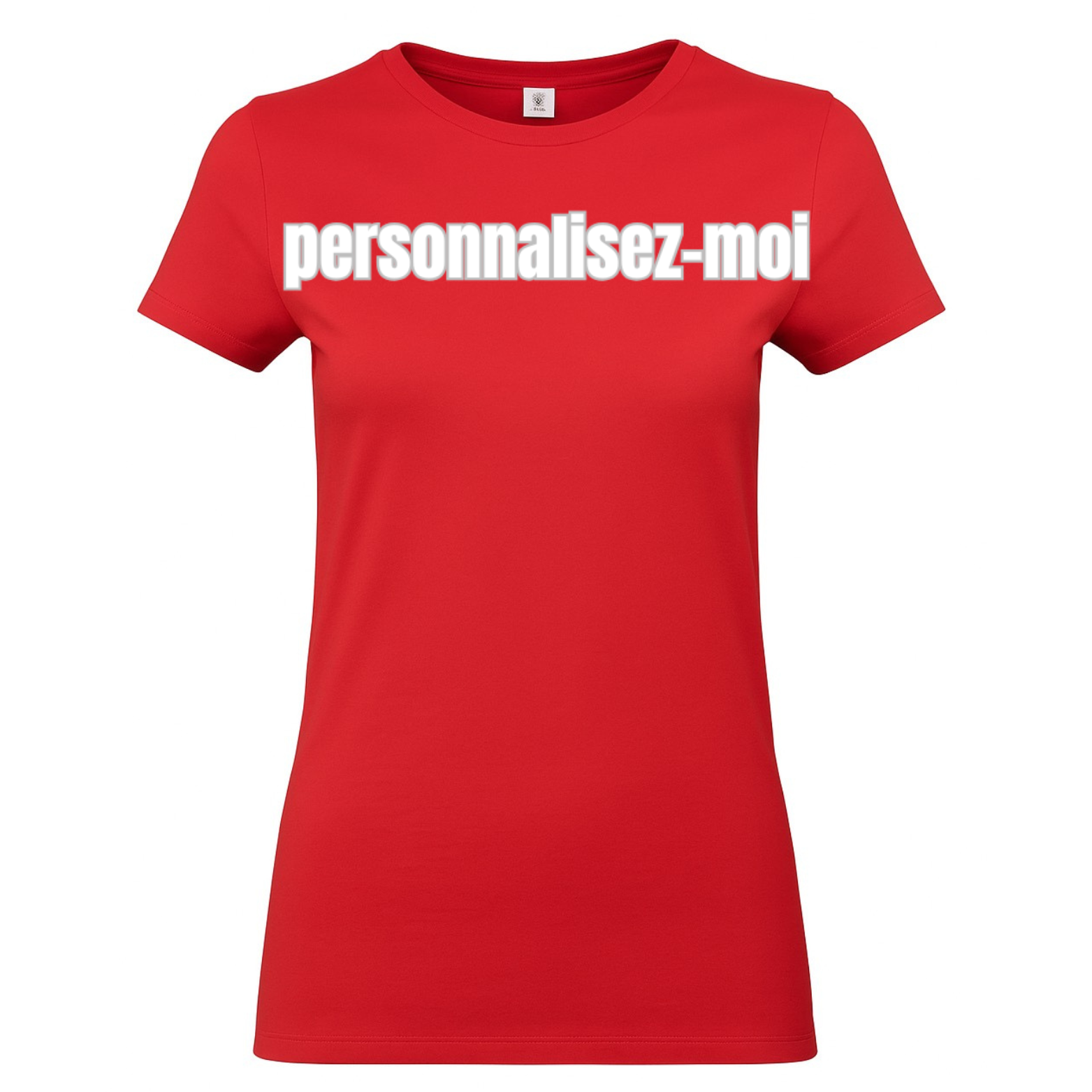 T-shirt personnalisé Femmes 100% Coton ( Plusieurs Couleurs )