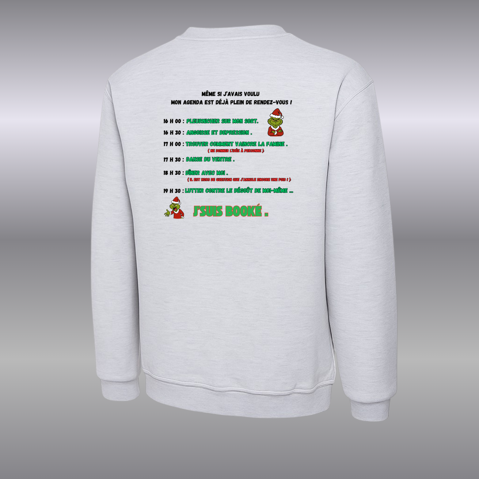 Sweat shirt Classique Mixte ( Plusieurs Couleurs )