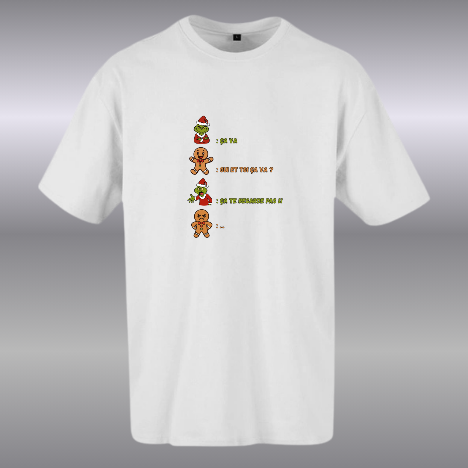 T-shirt Oversize Confort Classique Mixte ( Plusieurs Couleurs )