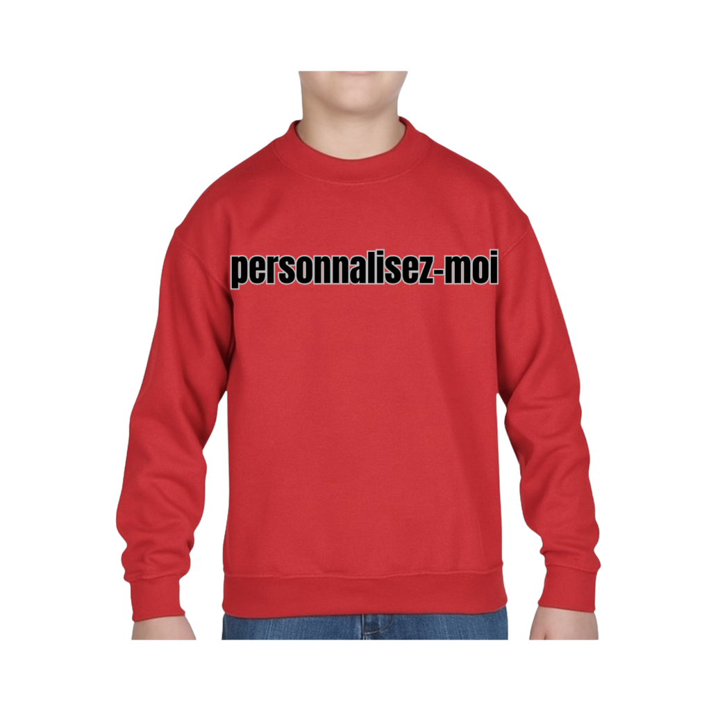 Sweatshirt Col Rond Enfant ( Plusieurs Couleurs )