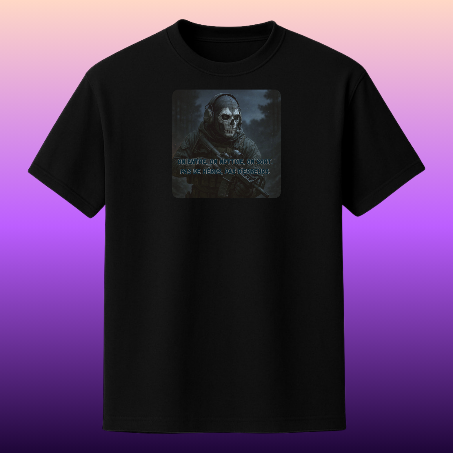 Tee-shirt col rond Mixte CoD ( Plusieurs Couleurs )