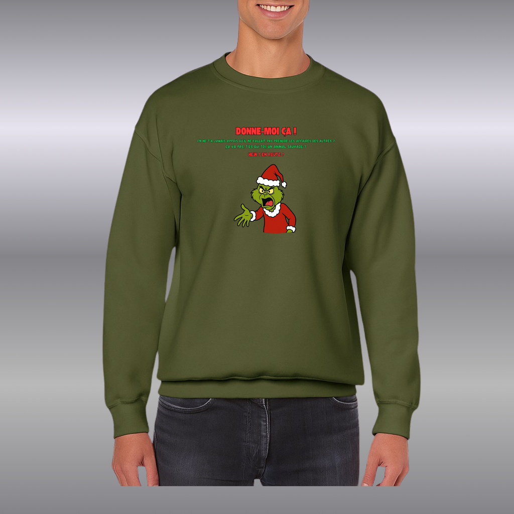 Sweat-Shirt mixte Grinch  ( Plusieurs Couleurs )