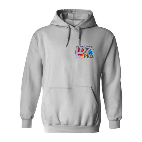 Sweat Gris À Capuche Homme & Femme ( LD7 )