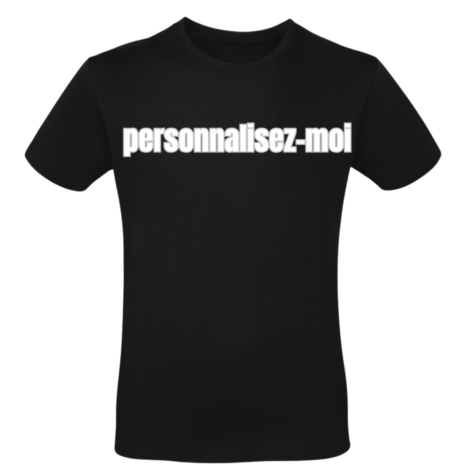 T-shirt personnalisé Homme 100% Coton ( Plusieurs Couleurs )