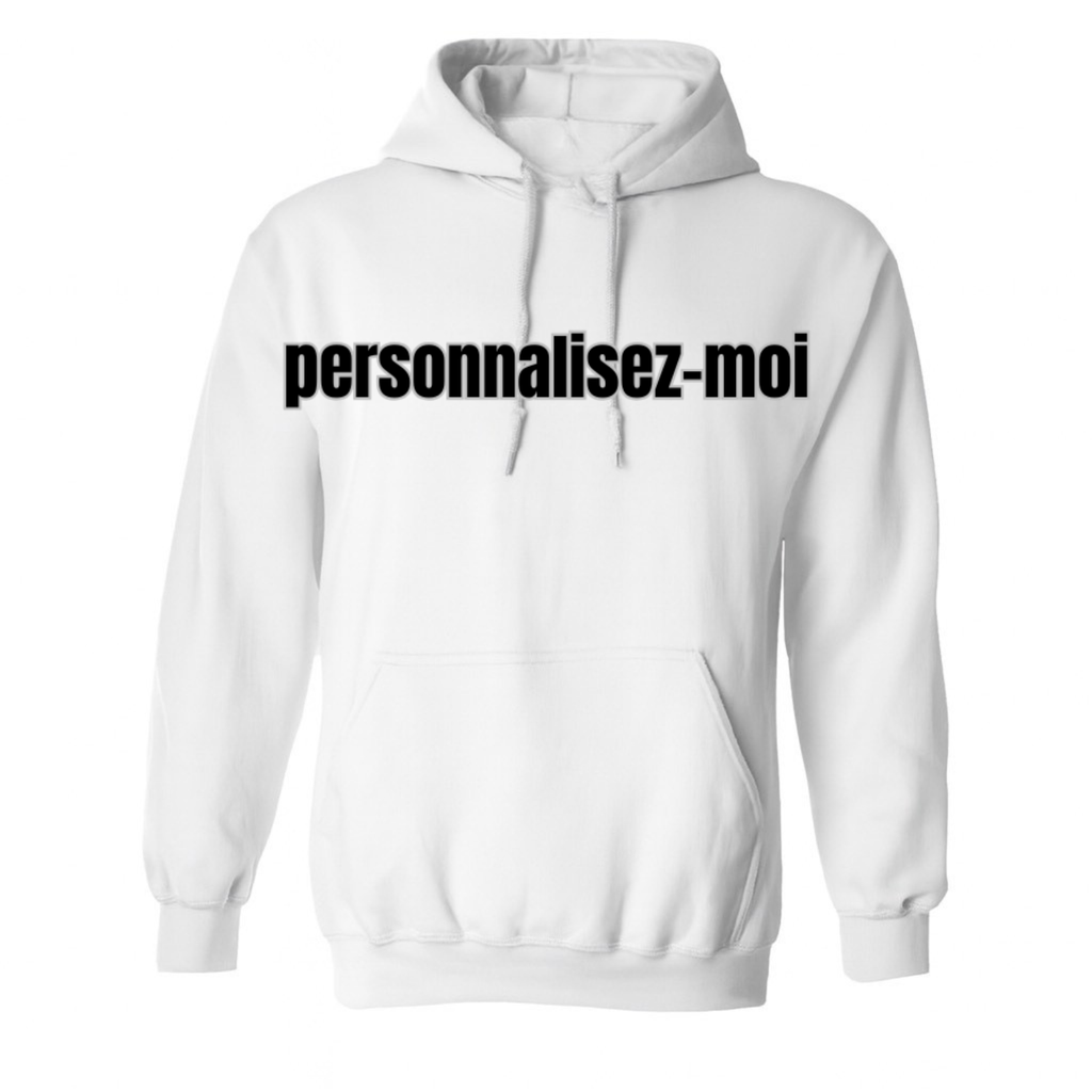 Sweat À Capuche Gris Homme & Femme Vierge ( Plusieurs Couleurs )