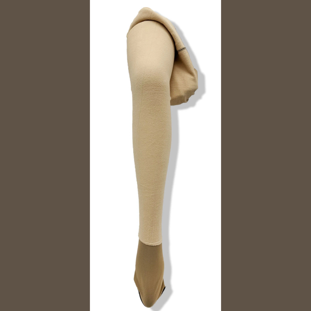 Collant Polaire Cœur Faux Transparent