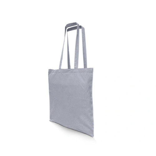 Tote Bag shopping en coton recyclé Gris