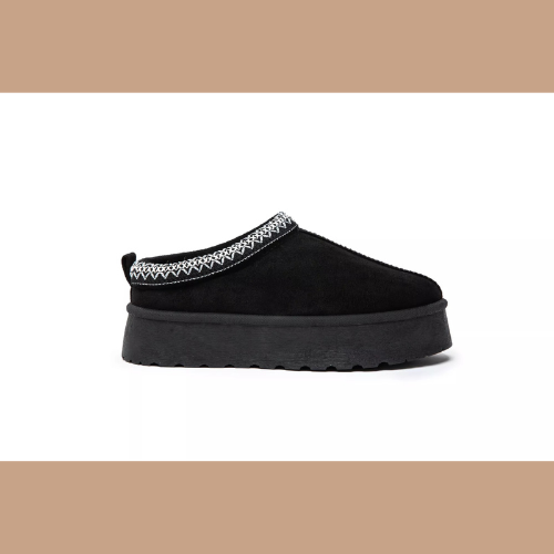 Chaussons fourrées Noir