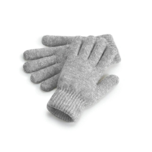 Gants en maille côtelée ( Gris )