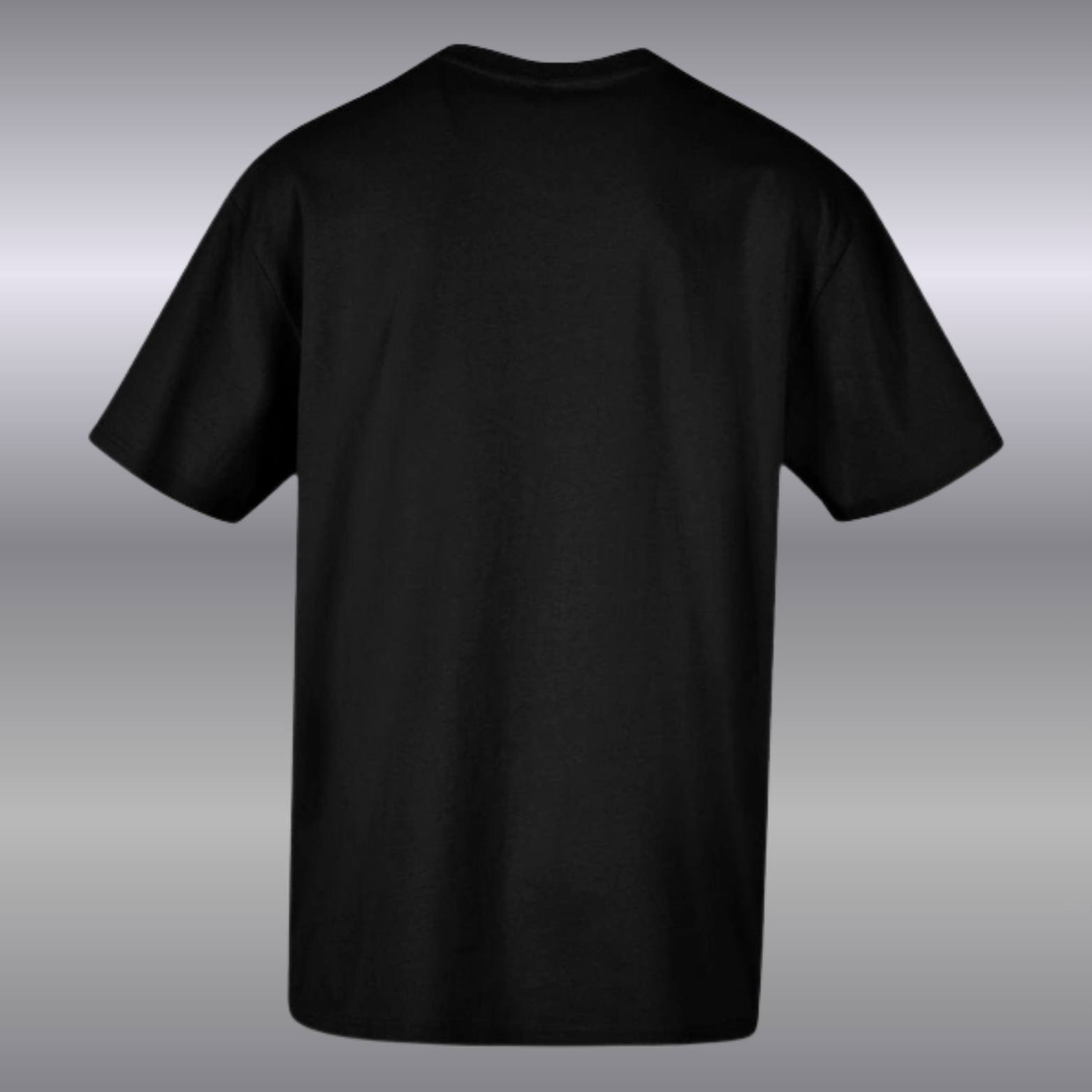 T-shirt Noir oversize en coton confort classique pour homme Vierge