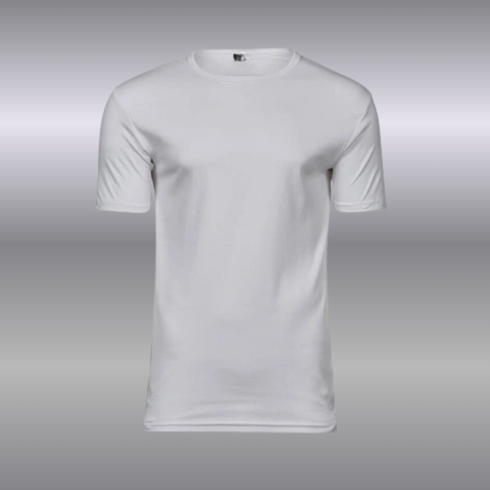 T-shirt Blanc slim fit homme Elegant Comfort Vierge