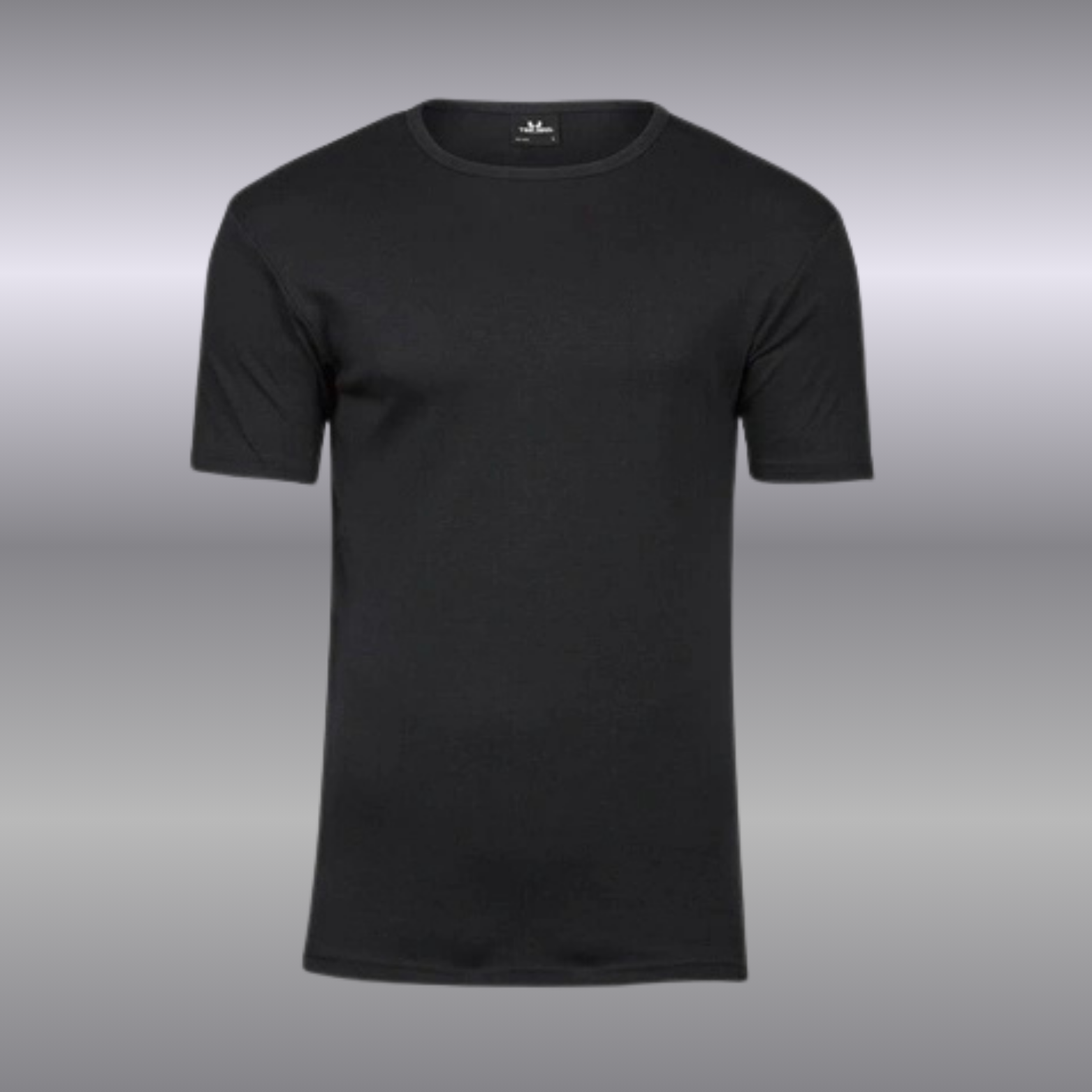 T-shirt Noir slim fit homme Elegant Comfort Vierge