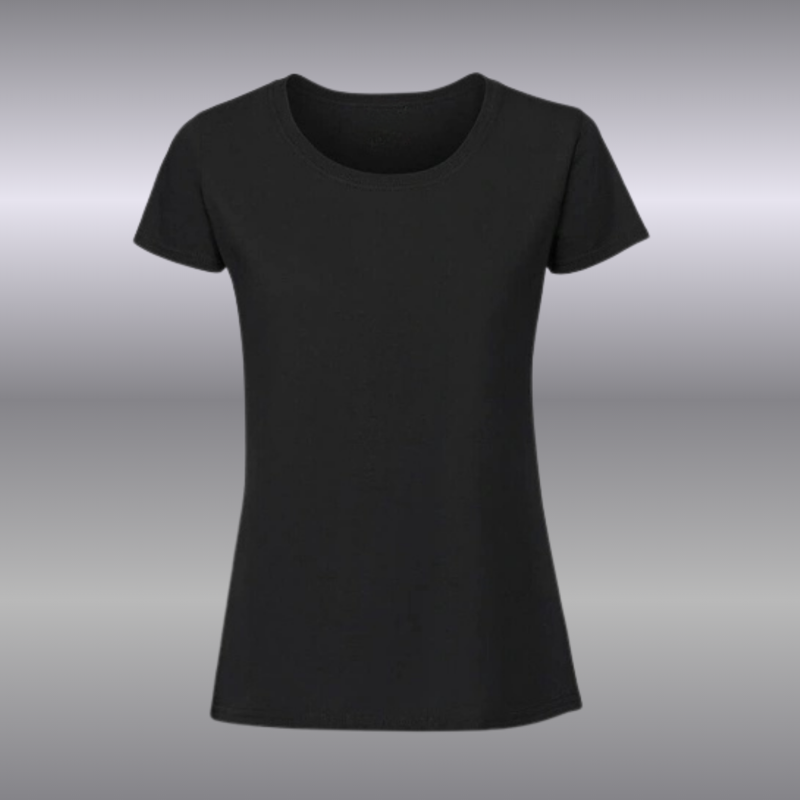 T-shirt à col rond en coton pour femme Comfort Fit Vierge