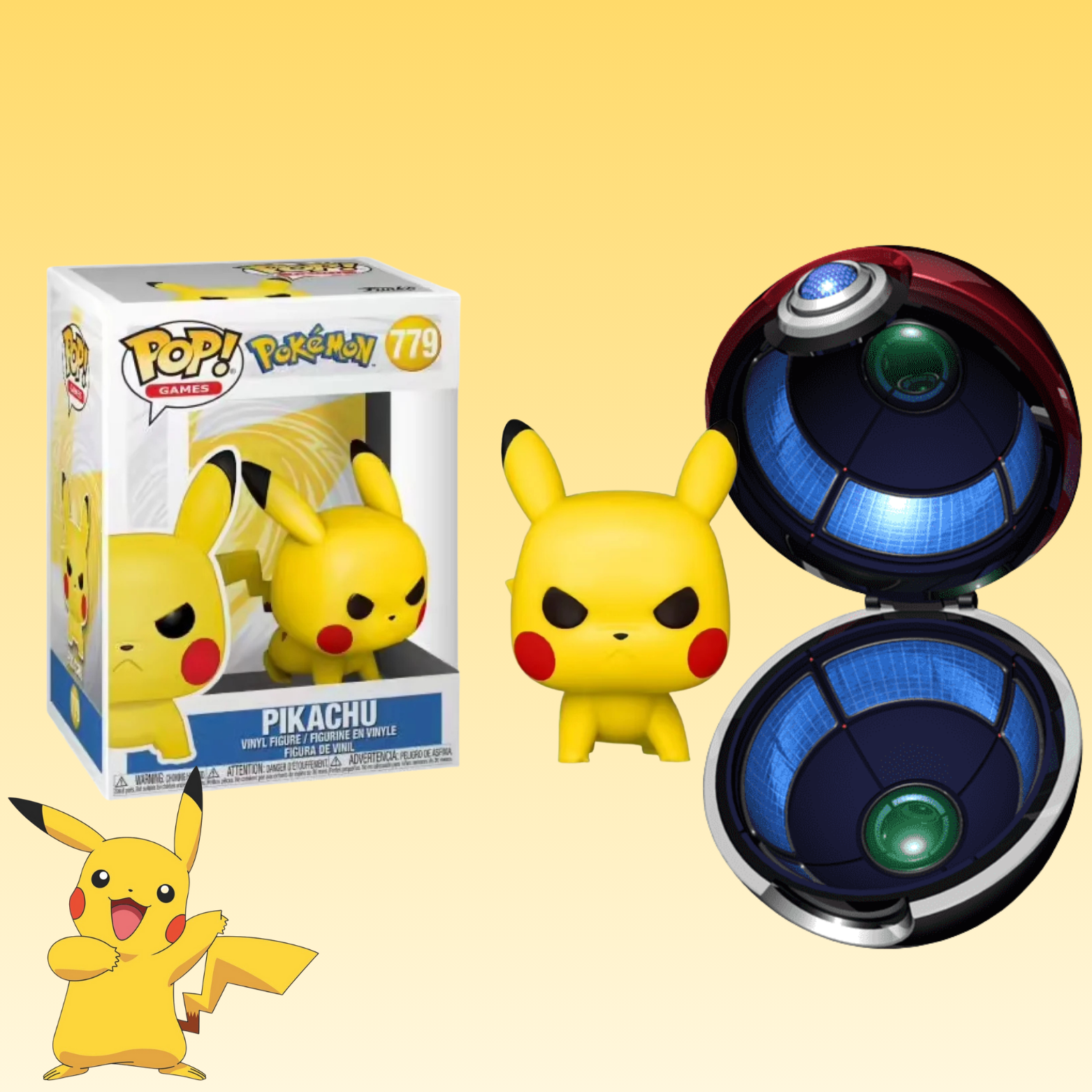Figurine Funko POP 779  Pokemon - Pikachu Attack Stance
