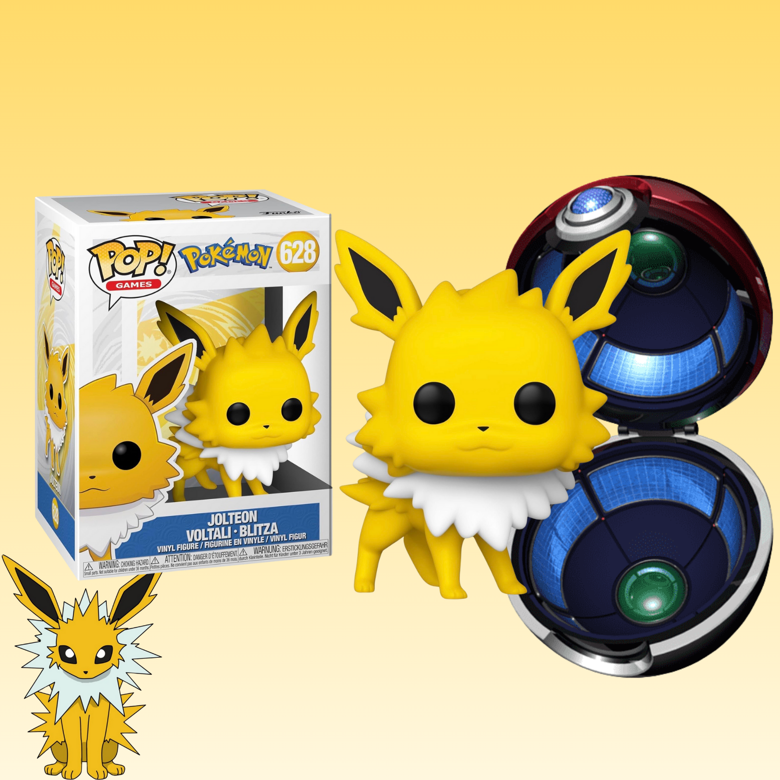 Figurine Funko POP 628  Pokemon - Voltali