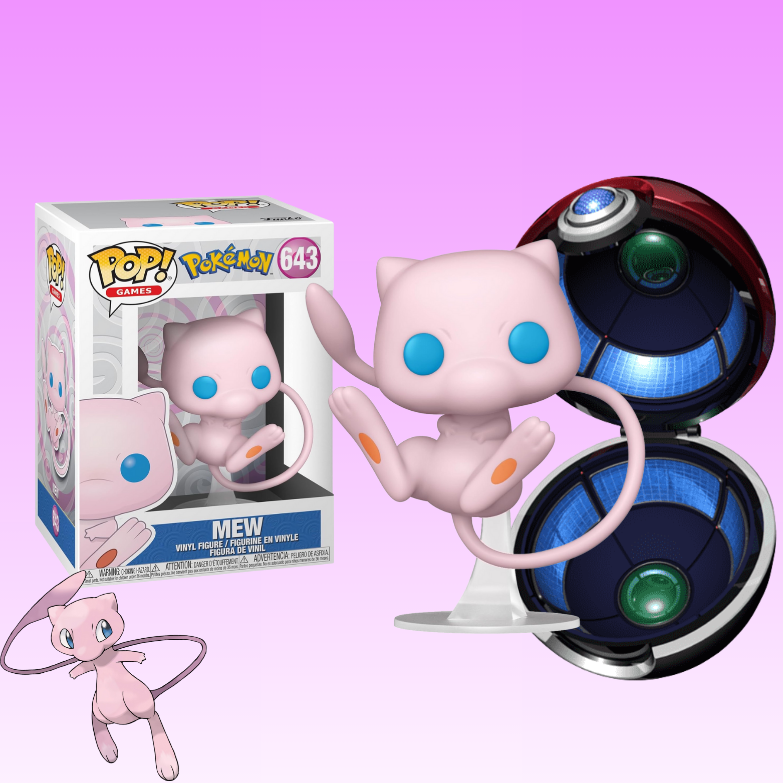 Figurine Funko POP 643 Pokemon - Mew
