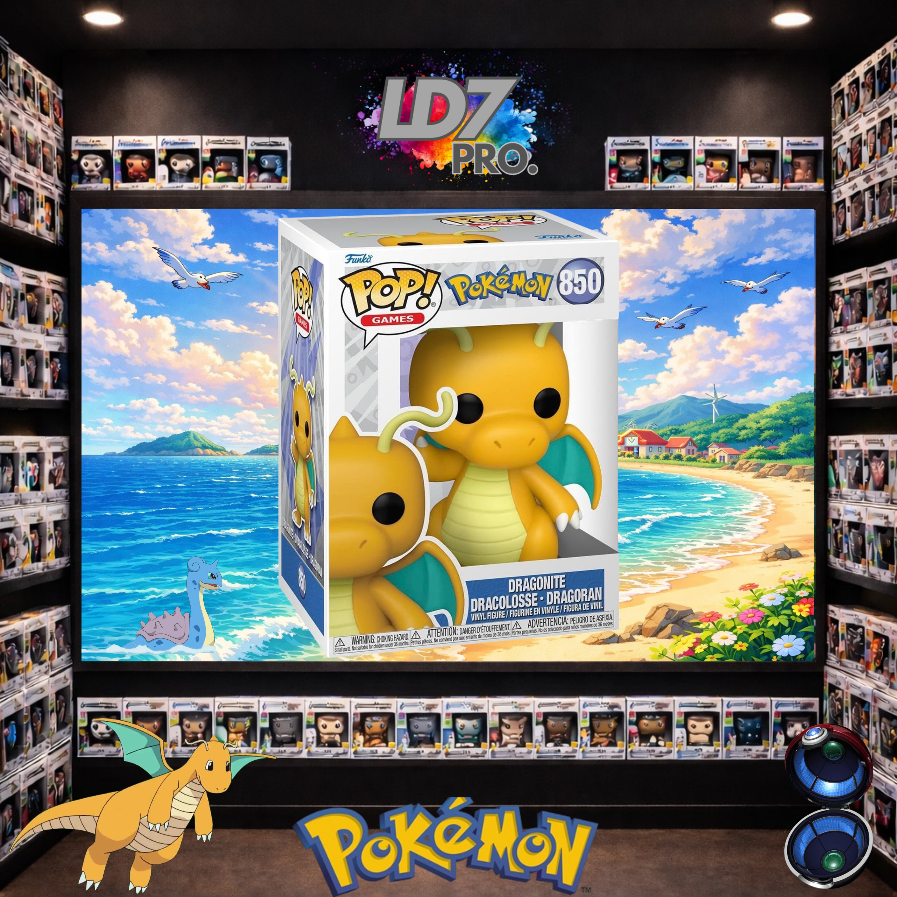 Figurine Funko POP 850  Pokemon - Dracolosse