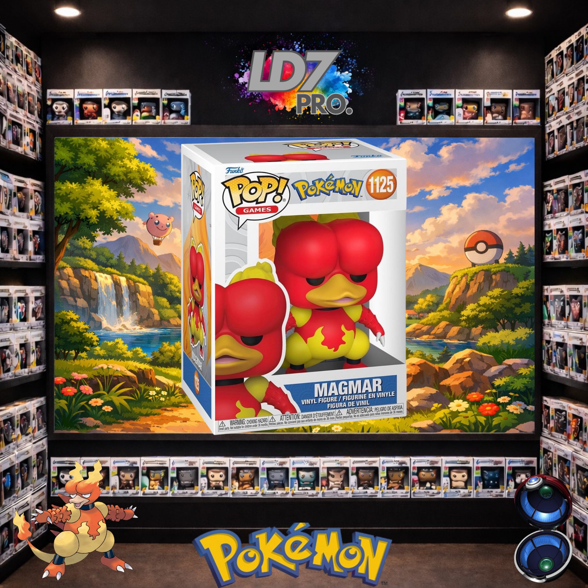 Figurine Funko POP 1125 Pokemon - Magmar