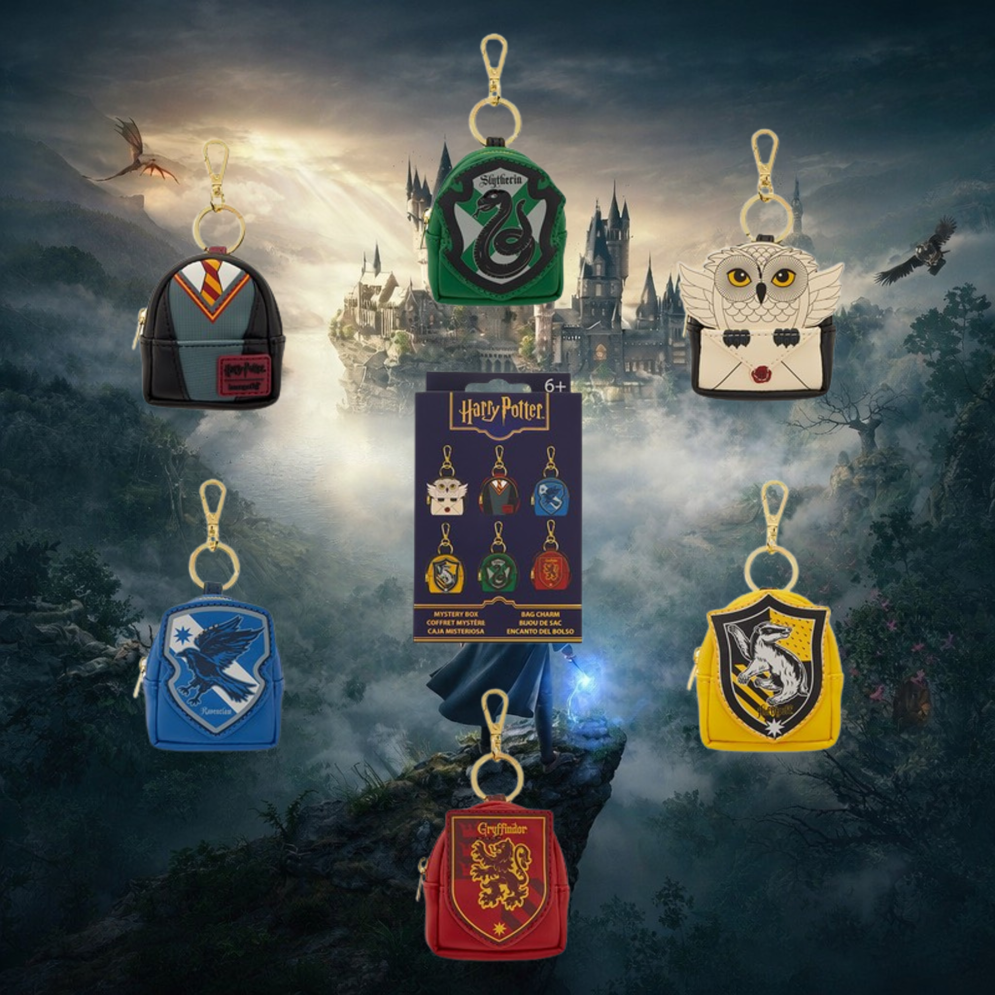Harry Potter - Mini Backpack Bag Charm Loungefly Mystery Box