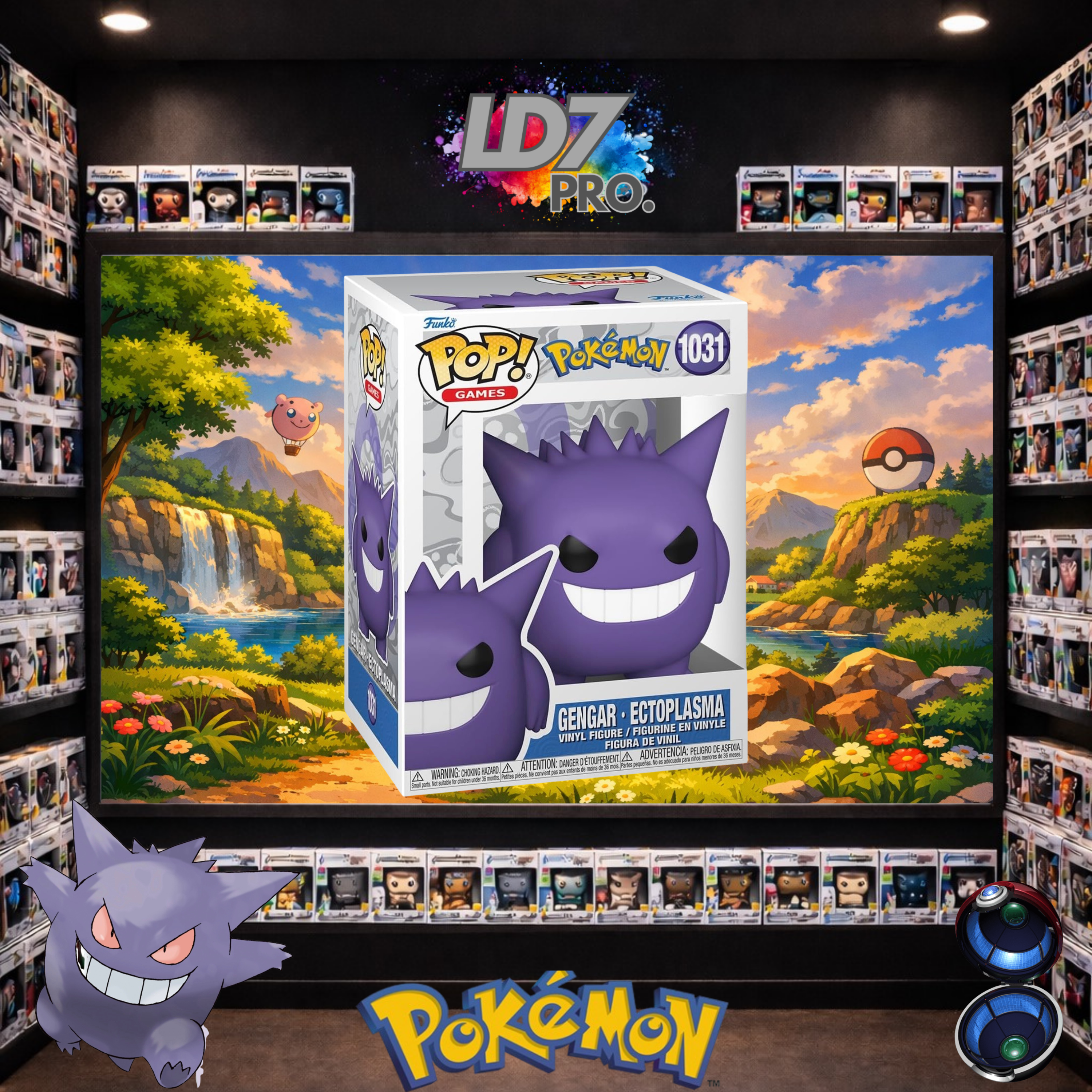 Figurine Funko POP 1031 Pokémon - Ectoplasma