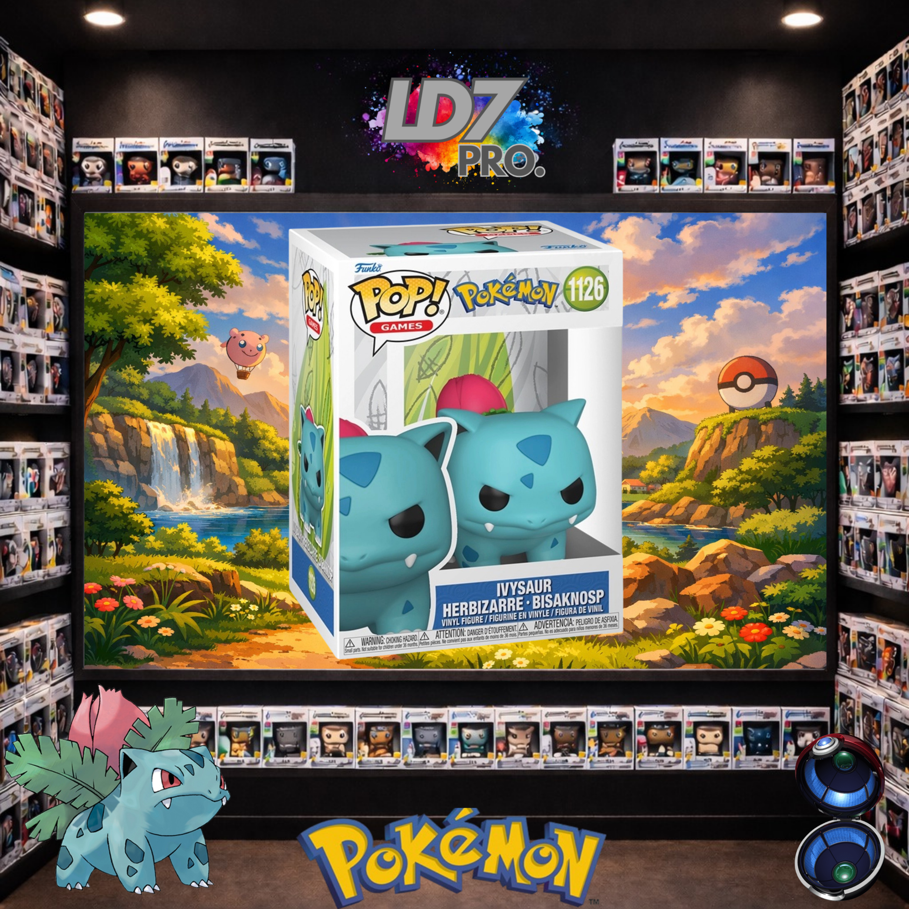 Figurine Funko POP 1126 Pokémon - Herbizarre
