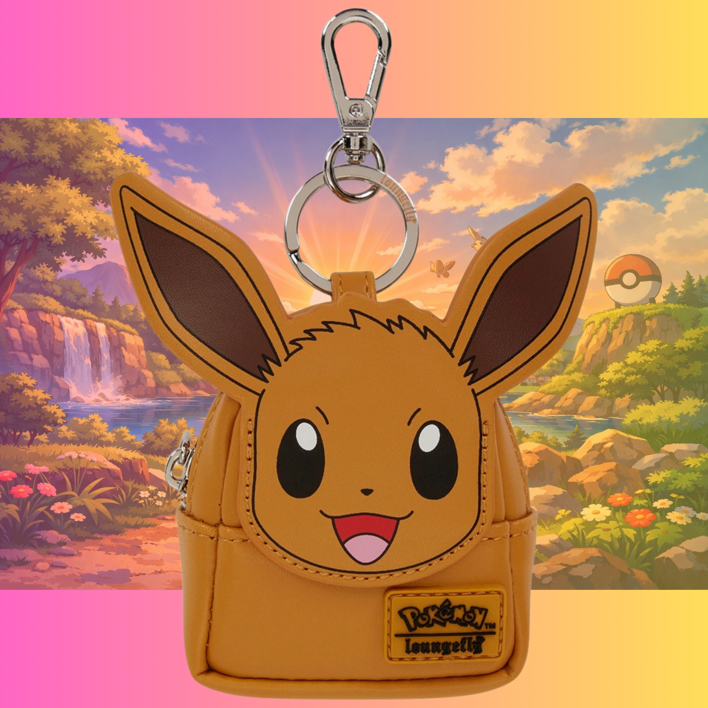 Funko - Loungefly Pokémon Porte-Clé Évoli