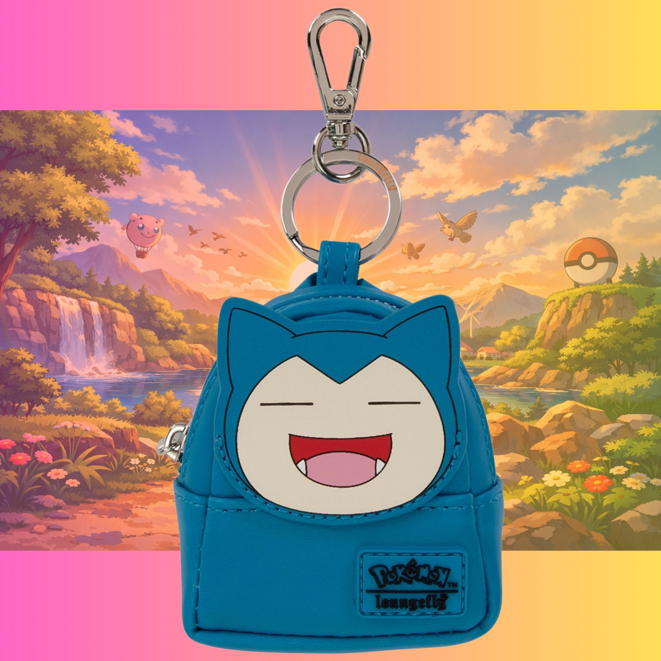 Funko - Loungefly Pokémon Porte-Clé Ronflex