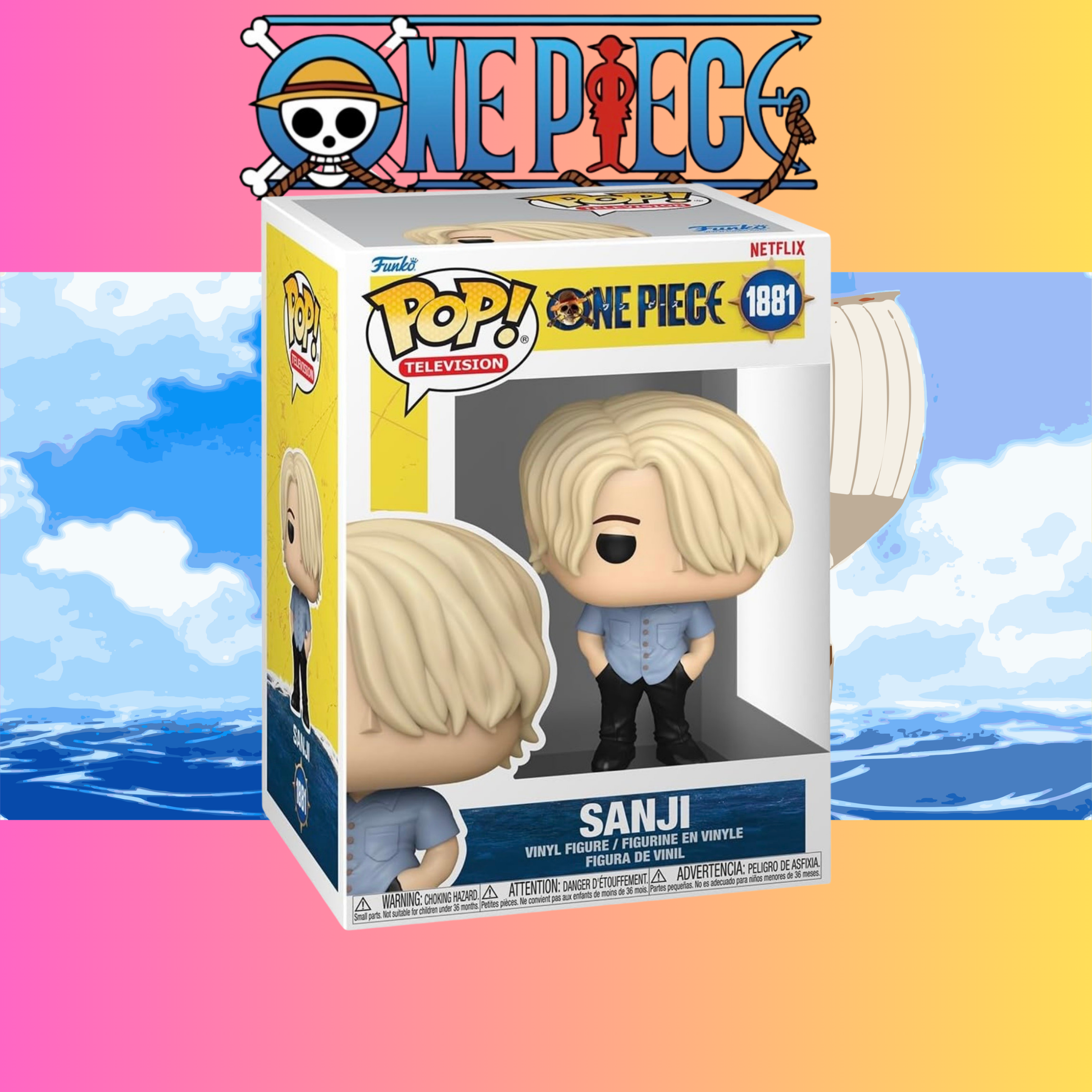 ONE PIECE NETFLIX - POP TV N° 1881 - Sanji