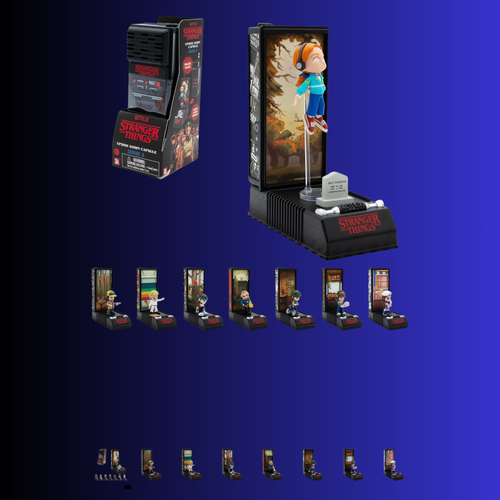 Capsule talkie walkie avec figurine - Stranger Things série