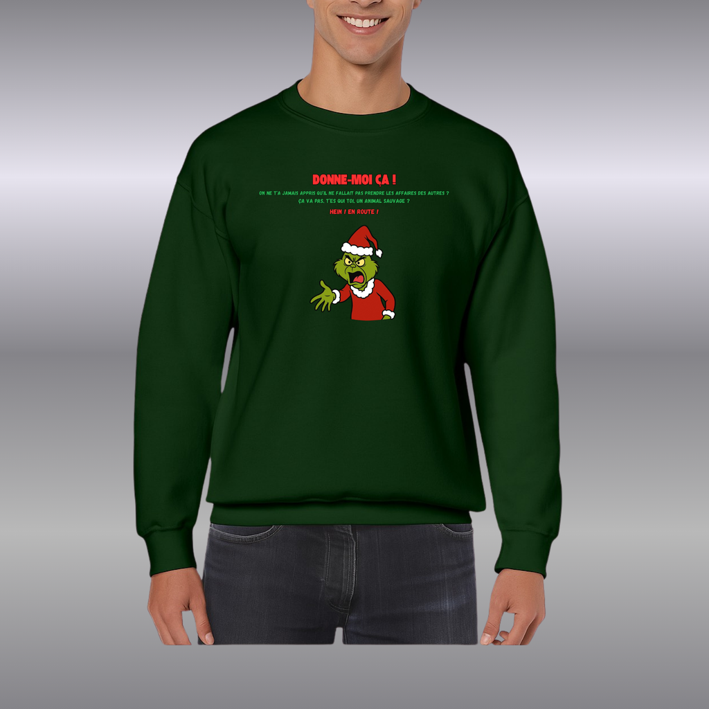 Sweat-Shirt mixte Grinch  ( Plusieurs Couleurs )