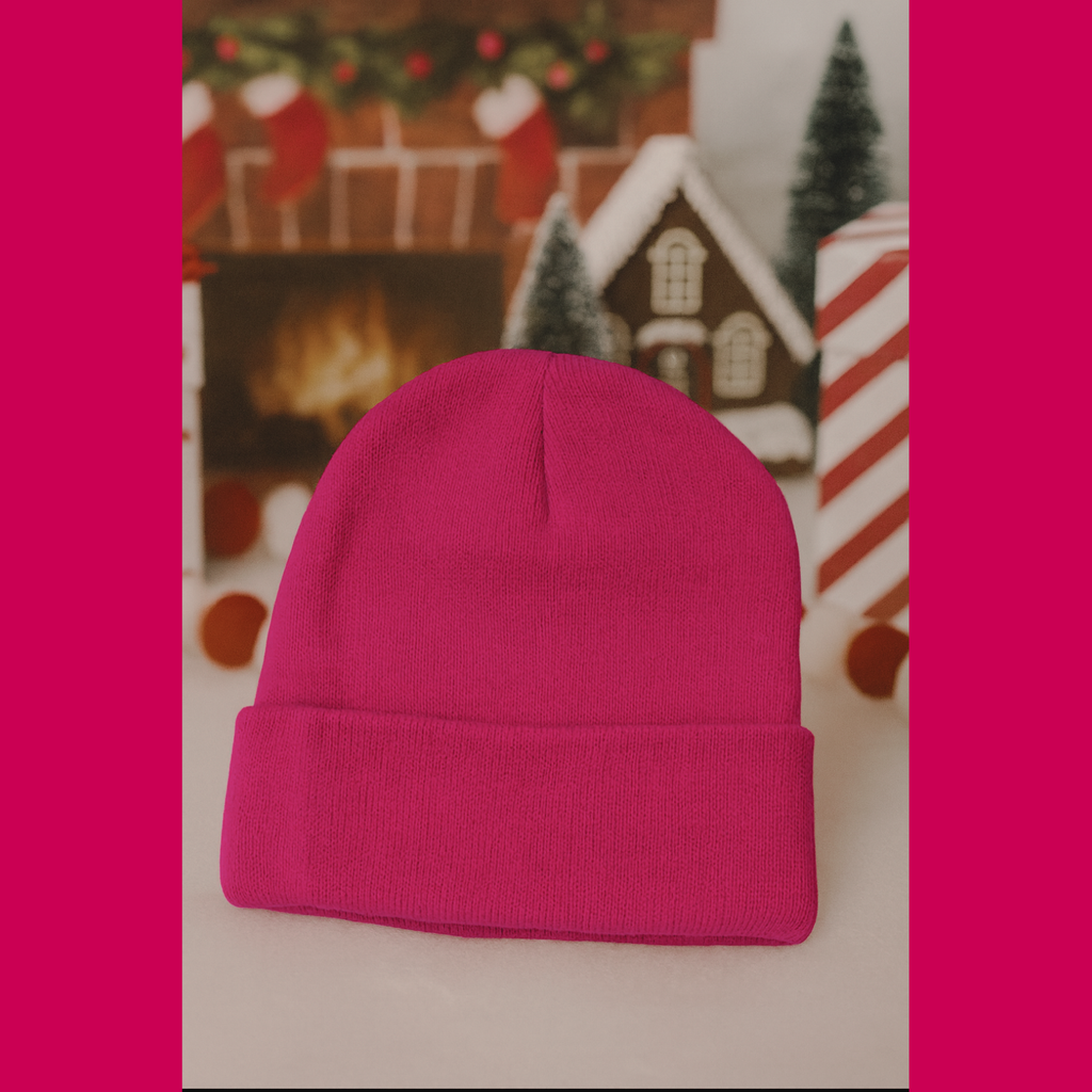 Bonnet uni ( Fuchsia )