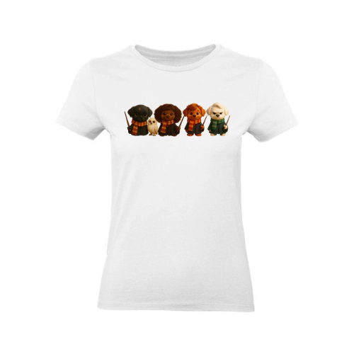 Tee Shirt Femmes Blanc 100% Coton ( HP )