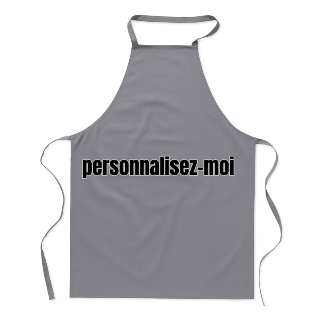 Tablier personnalisé en Coton pour Cuisine et Jardinage ( Plusieurs Couleurs )