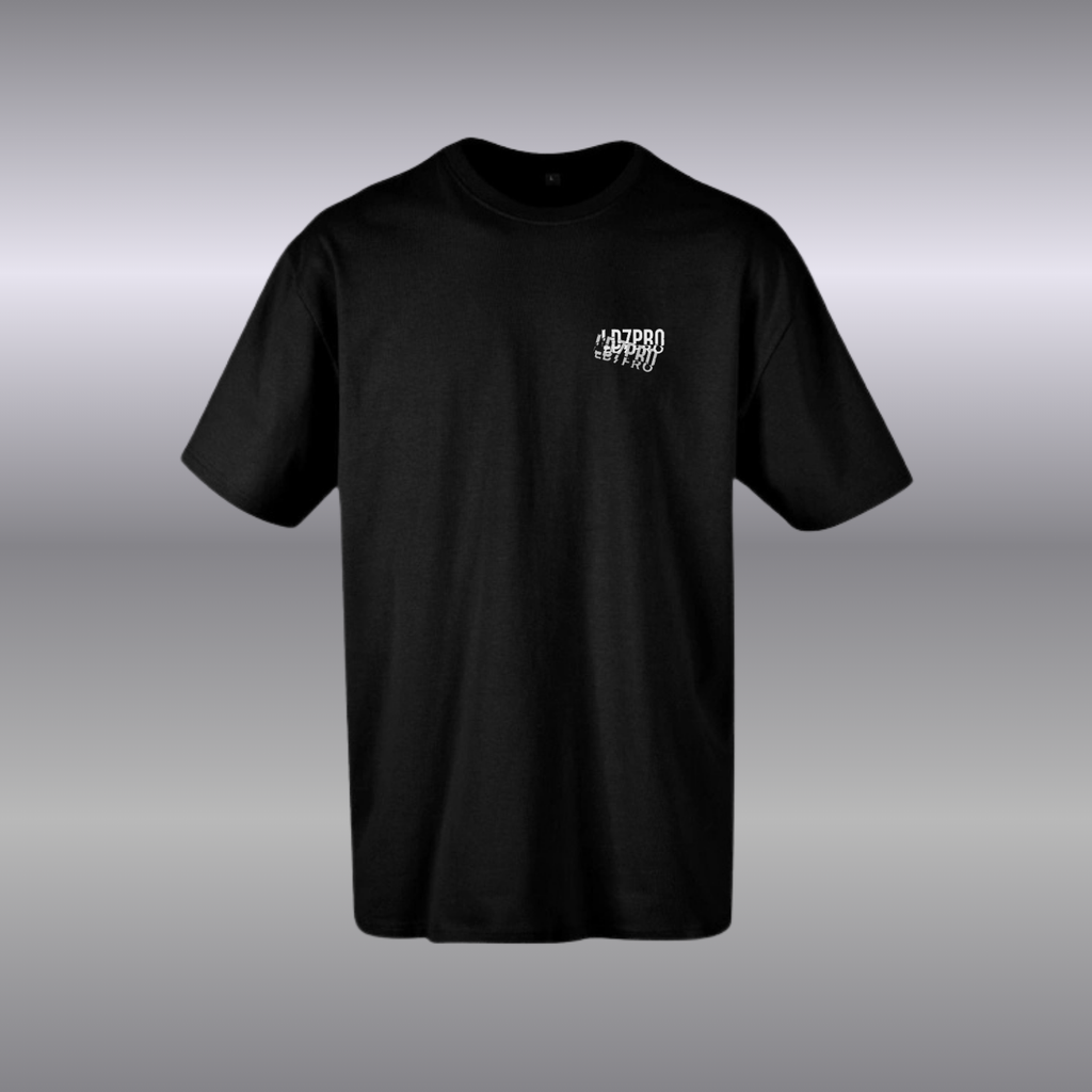 T-shirt Noir Oversize Confort Classique Mixte ( LD7pro )
