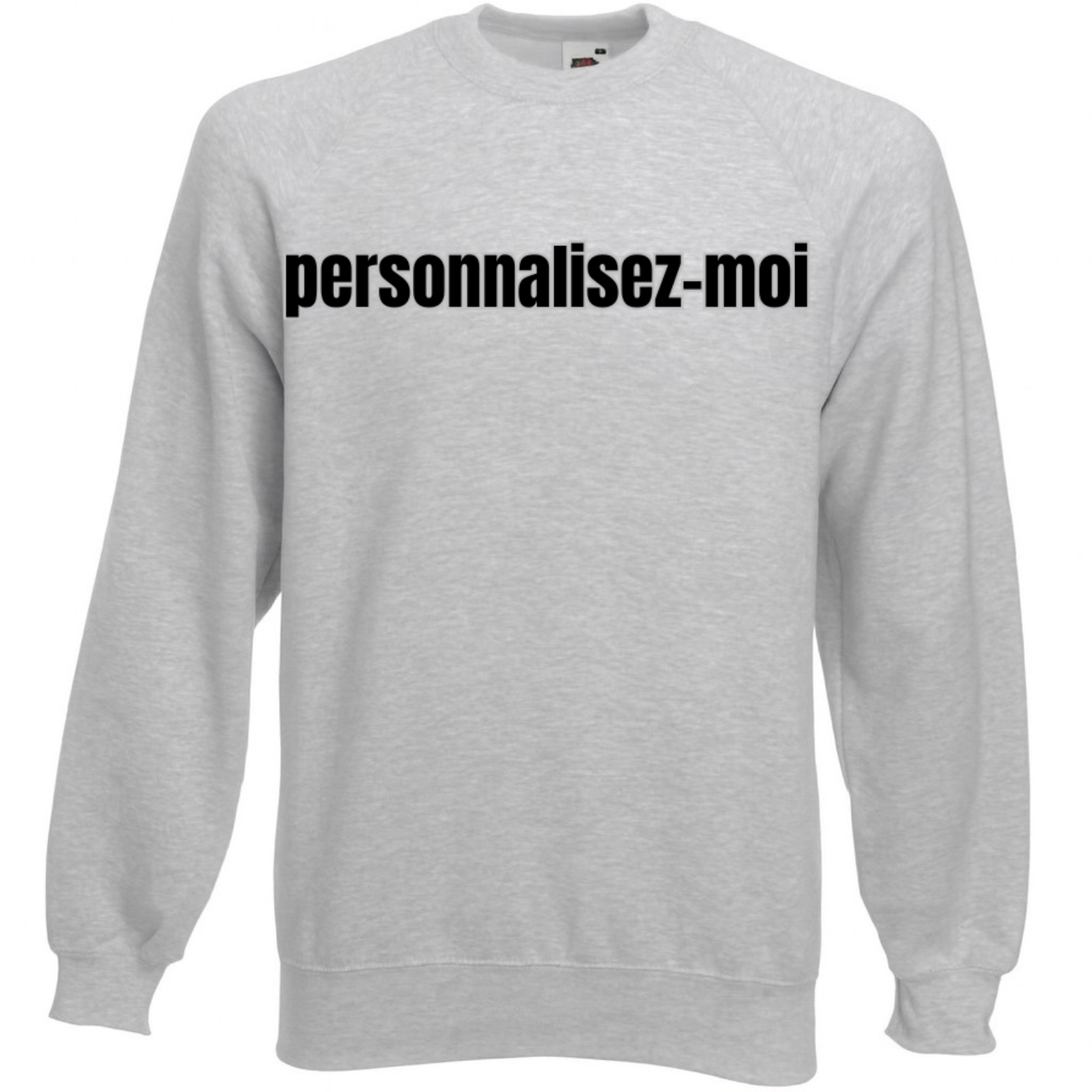 Sweat-Shirt personnalisé Homme Gris ( Plusieurs Couleurs )
